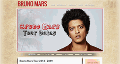 Desktop Screenshot of brunomarstourhq.com